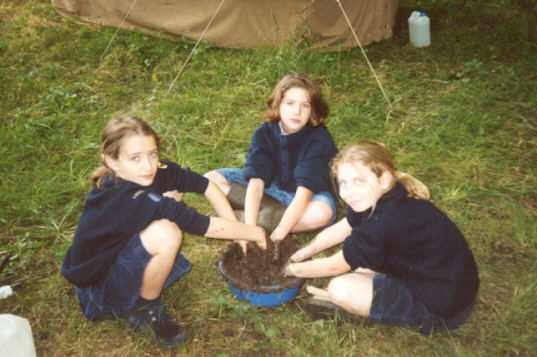 Table à feu : Sixtine, Cécile, Yolaine